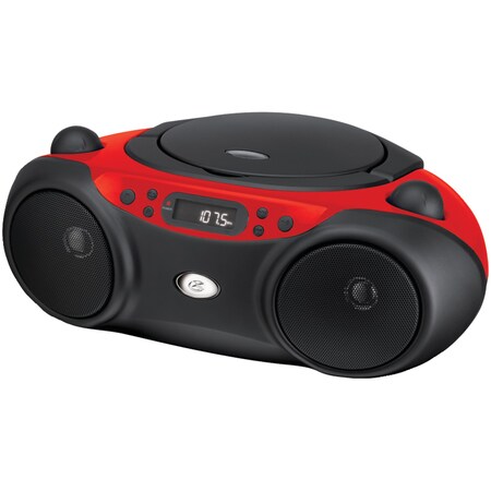Gpx Sporty CD and Radio Boom Box (Red) BC232R